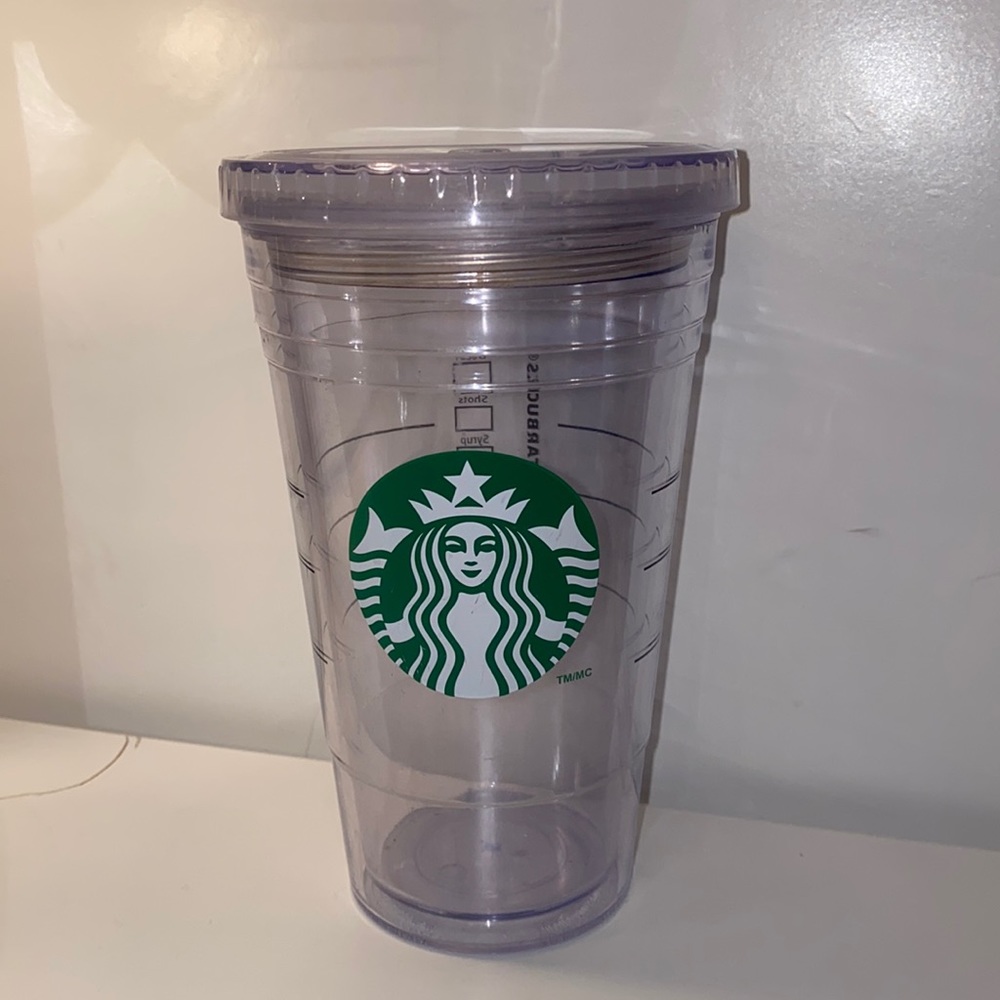 OG Starbucks grande iced cup clear 16oz
